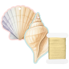 Geschenkanhänger-Set „Sereia“ | mehrfarbig