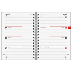 Taschenkalender Mod. perfect/Technik I 2027 | A6, Kunstleder, grau