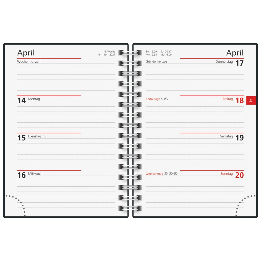 Taschenkalender Mod. perfect/Technik I 2027 „Imagine“ | A6, Papier