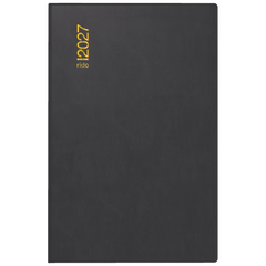 Taschenkalender Mod. Industrie II 2027 | A7, Kunststoff, schwarz