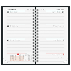 Taschenkalender Colour Line Mod. Taschenplaner int. 2027 | A6, Papier, grün