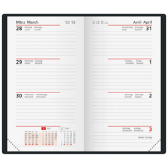 Taschenkalender Design Line Mod. Taschenplaner int. 2027 „Tangrami“ | A6, Kunstleder