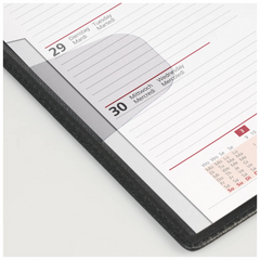 Taschenkalender Mod. Taschenplaner int. 2027 | A6, Kunstleder, rot