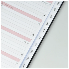 Taschenkalender Mod. Taschenplaner int. 2027 | A6, Kunstleder, rot