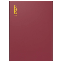 Taschenkalender Mod. Technik II 2027 | A6, Kunststoff, bordeaux