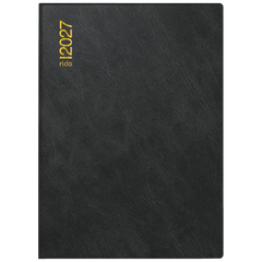 Taschenkalender Mod. Technik III 2027 | A6, Kunststoff, schwarz