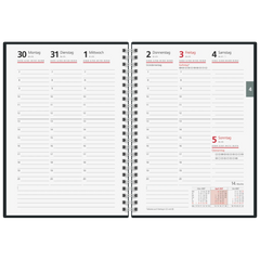 Buchkalender Colour Line Mod. futura 2 2027 | A5, Papier, blau