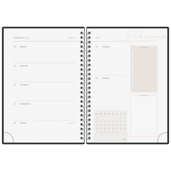 Buchkalender Premium Young Line 2027 „Future“ | A5, Karton