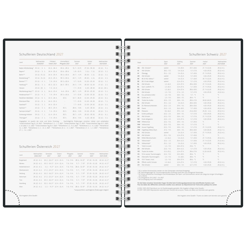 Buchkalender Premium Young Line 2027 „Future“ | A5, Karton