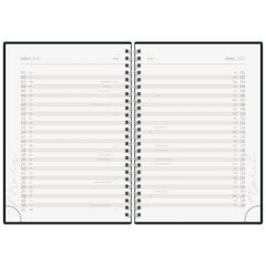 Buchkalender Premium Young Line 2027 „Future“ | A5, Karton