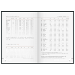 Buchkalender Premium Young Line 2027 „Starry Night“ | A5, Kunstleder