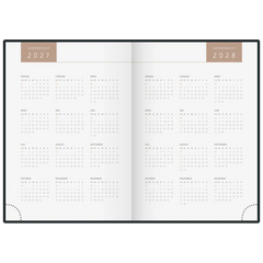 Buchkalender Premium Young Line 2027 „Greeny“ | A5, Papier