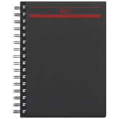 Buchkalender Mod. Timing 1 2027 | A5, Kunststoff, schwarz