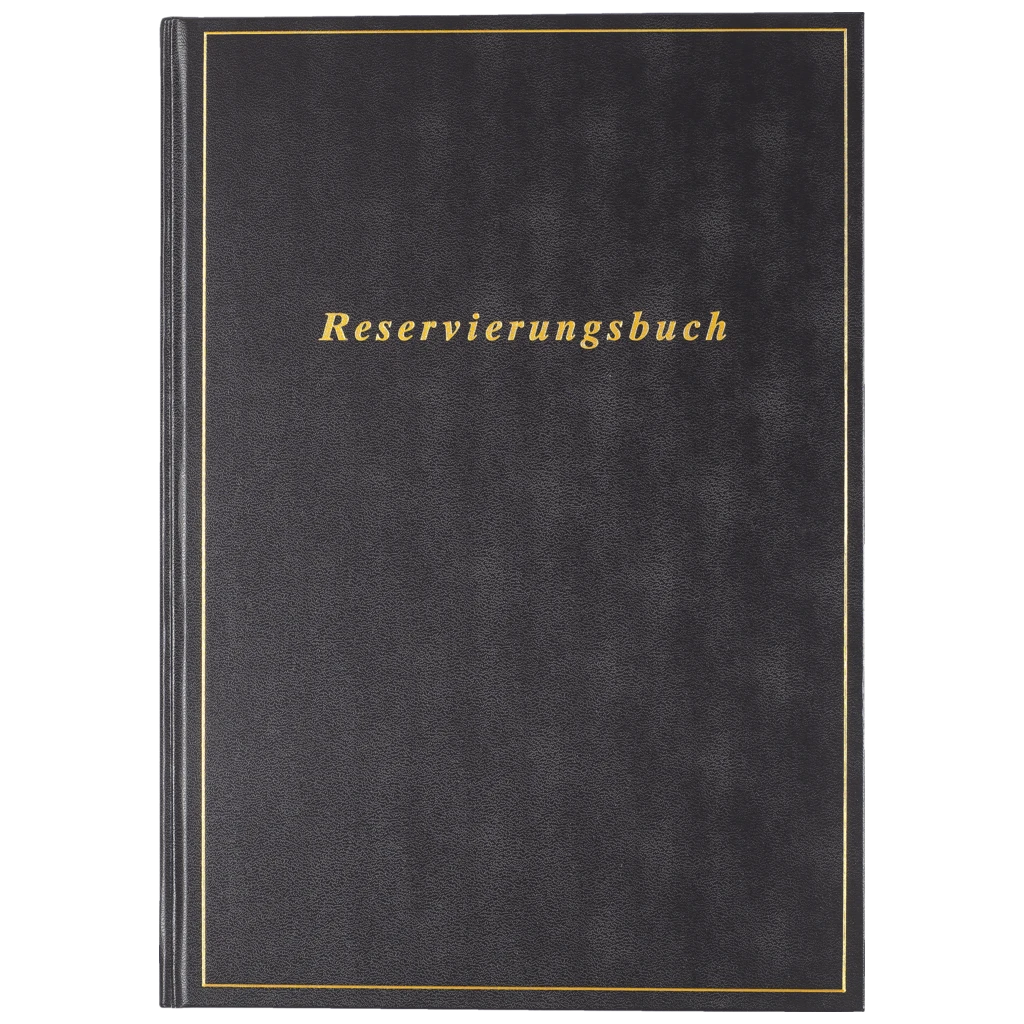 Reservierungsbuch Premium 2027 | A4, Kunststoff, schwarz