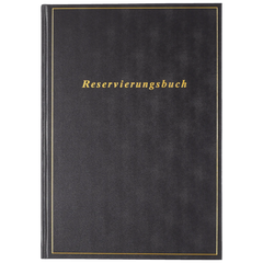 Reservierungsbuch Premium 2027 | A4, Kunststoff, schwarz