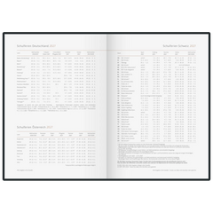 Buchkalender Premium Young Line 2027 „Waves“ | A5, Papier
