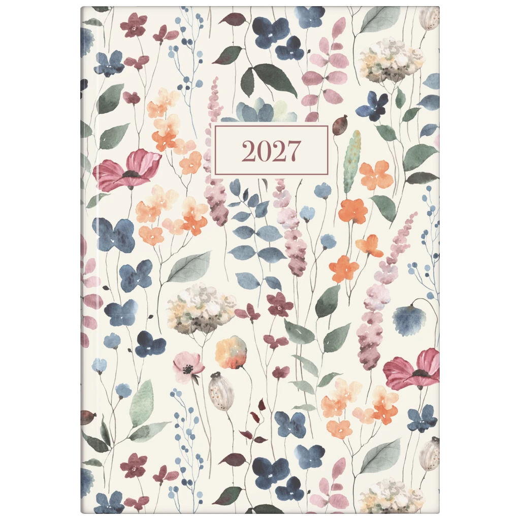 Buchkalender Premium Young Line 2027 „Watercolor“ | A5, Papier