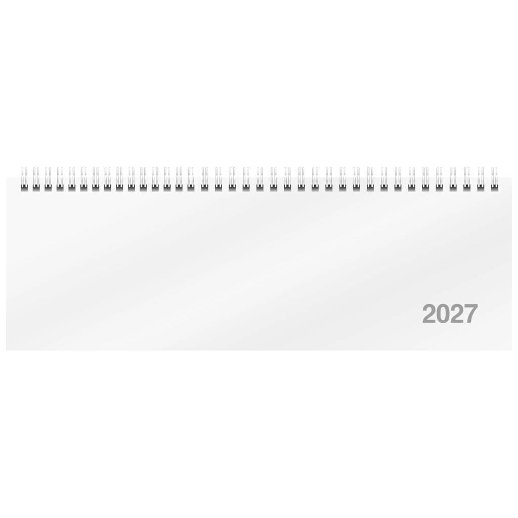 Querterminbuch Mod. ac-Wochenquerterminer 2027 | 30,7×10,5 cm, Karton, weiß