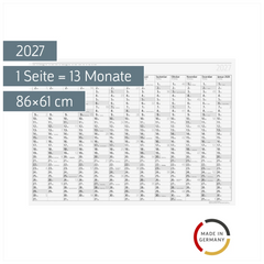 Plakatkalender Mod. young design 2027 | 86×61 cm
