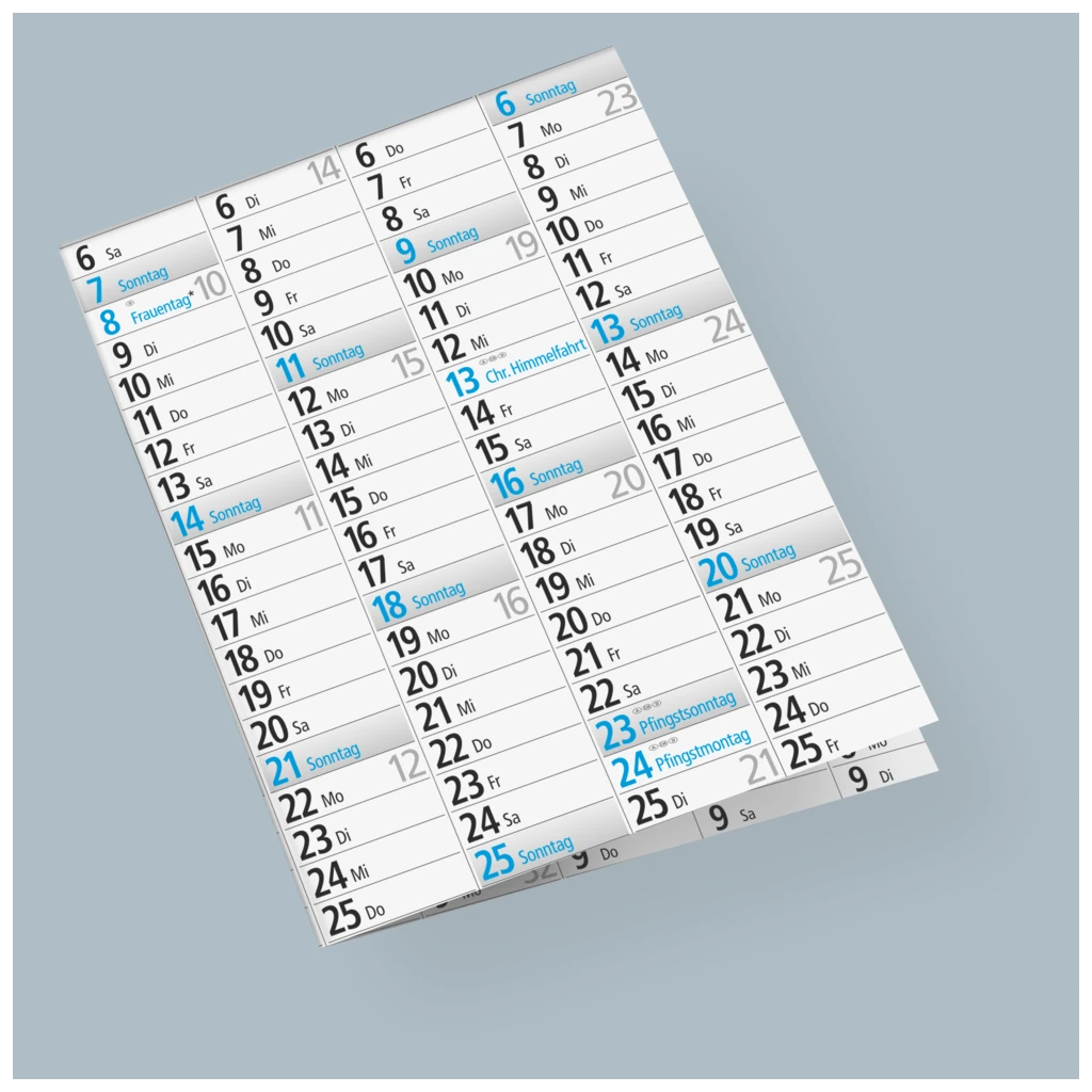 Plakatkalender 2027 | 121×77 cm