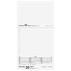 Vormerkbuch Mod. Merker 2027 | 10,8×20,1 cm, Kunststoff, dunkelrot