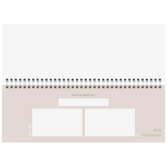 Querterminbuch Premium Young Line 2027 „Moon“ | 29,7×10,5 cm, Papier