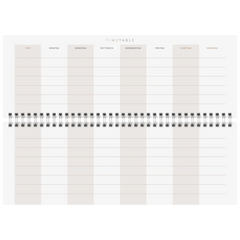 Querterminbuch Premium Young Line 2027 „Moon“ | 29,7×10,5 cm, Papier