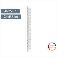 2-Jahres-Ersatzkalendarium 2027/2028 | 9,4×132 cm