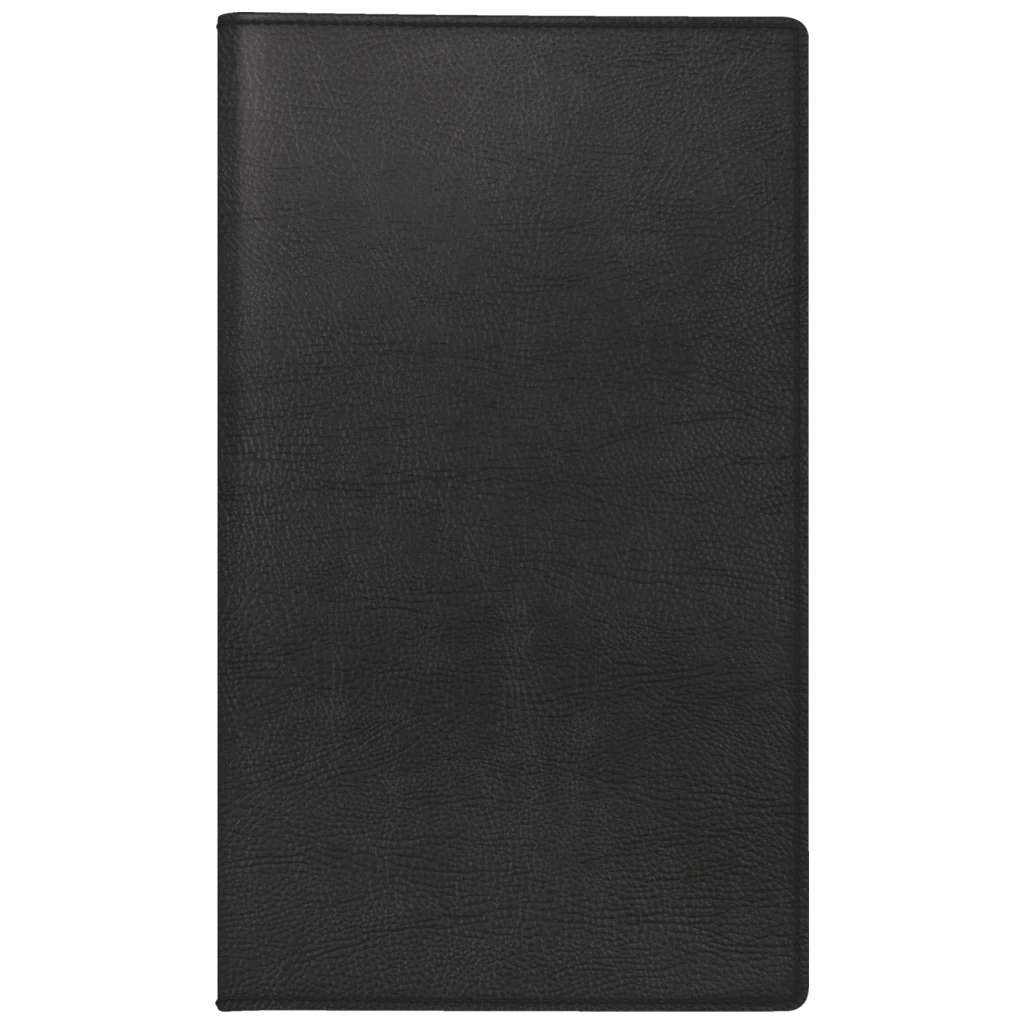 Taschenkalender Mod. Miniplaner d 15 2027 | A6, Kunstleder, schwarz