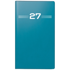 Taschenkalender Mod. Miniplaner d 15 2027 | A6, Kunststoff, petrol