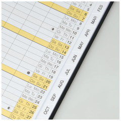 Taschenkalender Mod. uni-planer 2027 | A6, Kunststoff, bordeaux