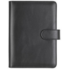 Ringbuch Zeitplansystem Timing 2 | 9,3×17,2 cm, Kunstleder, schwarz
