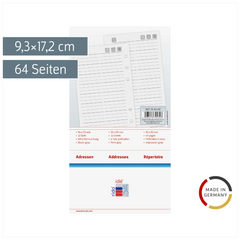 Adressen/Notizen Timing 2 | 9,3×17,2 cm