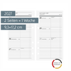 Wochenkalendarium Timeplaner action 2027 | 9,3×17,2 cm