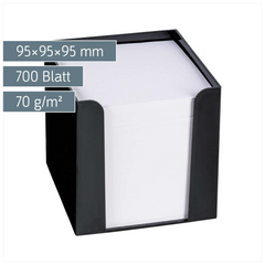 Zettelbox | 700 Blatt, schwarz