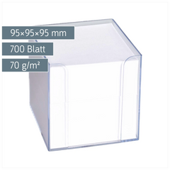 Zettelbox | 700 Blatt, transparent