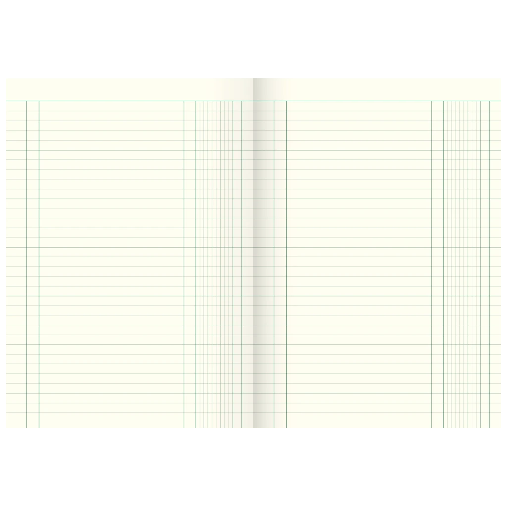 Spaltenbuch | A4, 80 Seiten, 1 Spalten, Karton, magenta/hellblau