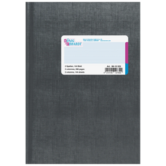 Spaltenbuch | A5, 288 Seiten, 2 Spalten, Kunststoff, grau