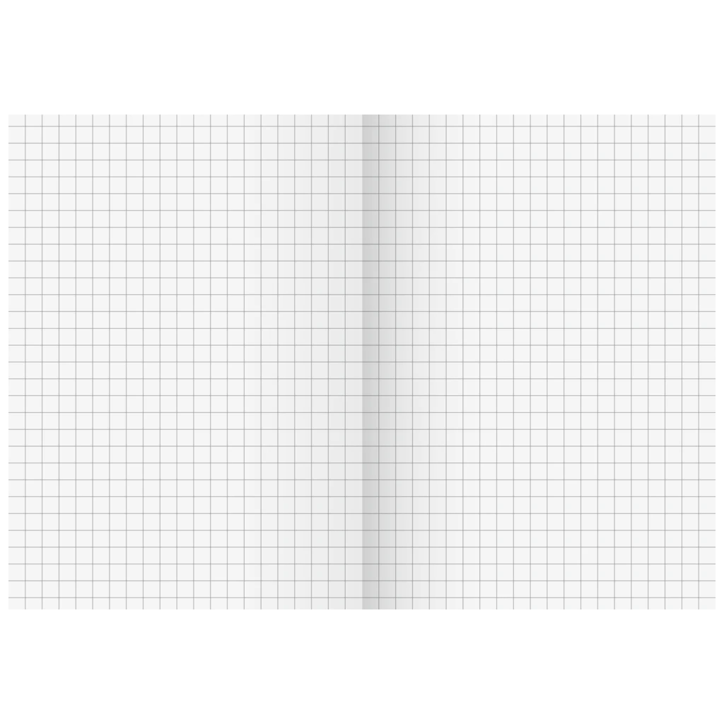 Geschäftsbuch | A6, 64 Seiten, kariert, Karton, magenta/hellblau