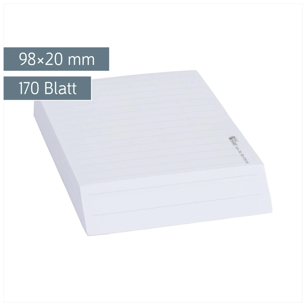 Zettelblock liniert | 170 Blatt