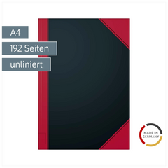 Notizbuch Chinabuch | A4, unliniert, schwarz
