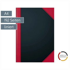 Notizbuch Chinabuch | A4, liniert, schwarz
