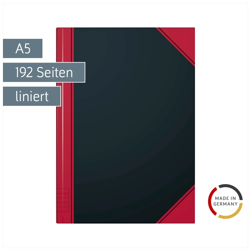 Notizbuch Chinabuch | A5, liniert, schwarz