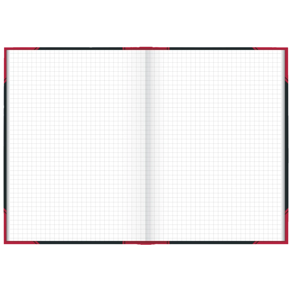 Notizbuch Chinabuch | A5, kariert, schwarz