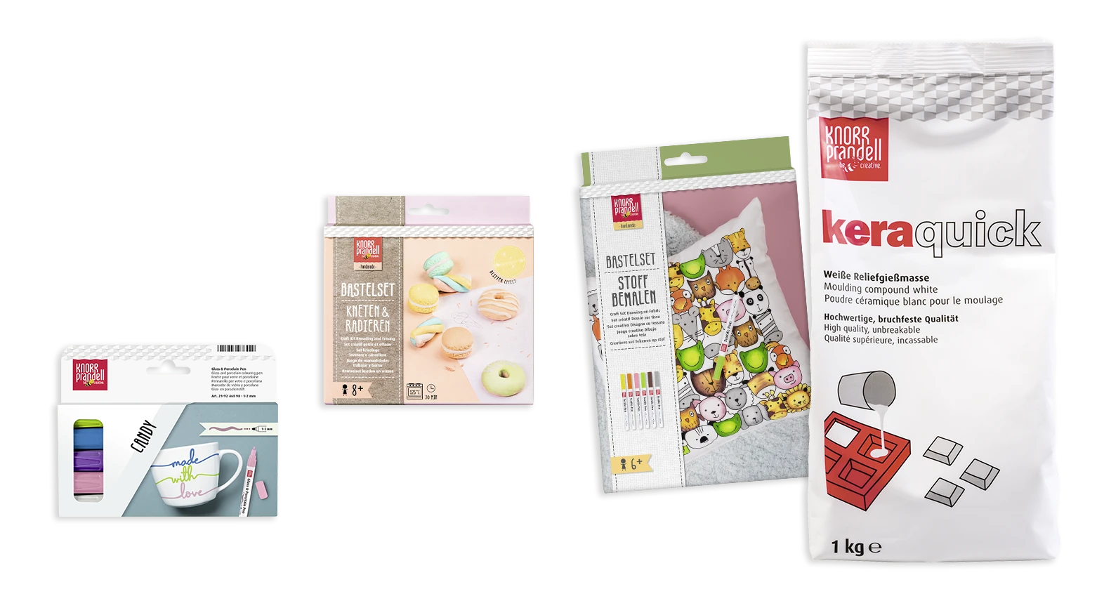 Bastelbedarf, keraquick, Gießform, Bastel-Set, Kinderbeschäftigung, Glas Pen, Porzellan Pen